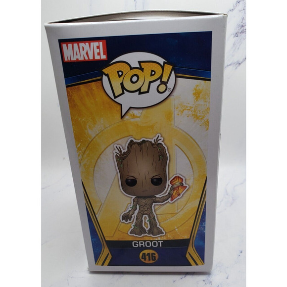 Funko Pop! Groot #293 Marvel Avengers Infinity War Vinyl Figure - Picture 4 of 16